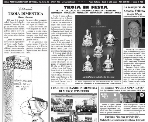 Aria di Troia e del Preappennino Luglio - Agosto 2014